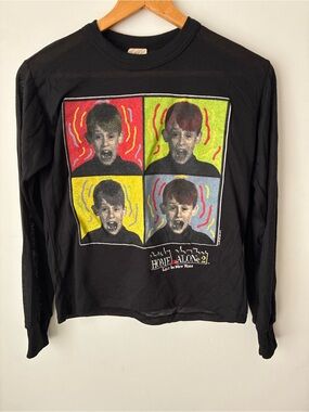 Vintage Home Alone Shirt 1992 Made in USA Single Stitch Long Sleeve Size 14